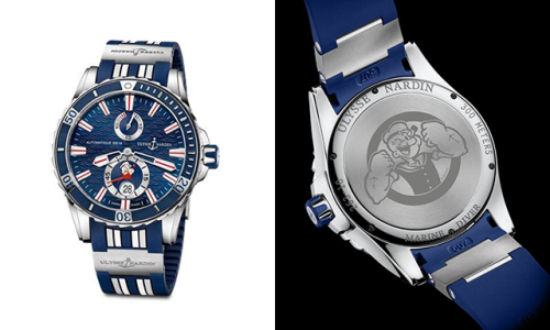 ULYSSE NARDIN 推出 “大力水手” 主题腕表